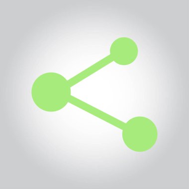 Pay işareti kutsal kişilerin resmi. Düz tasarım stili.