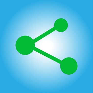 Pay işareti kutsal kişilerin resmi. Düz tasarım stili.