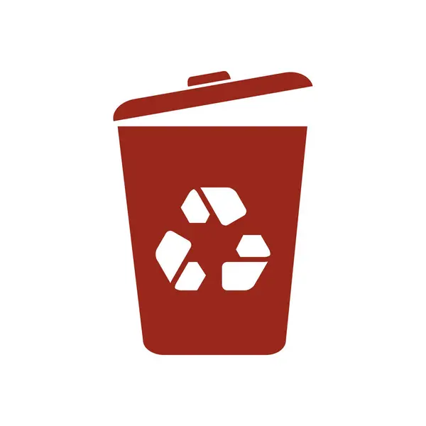 垃圾桶图标 Eps10 — 图库矢量图片