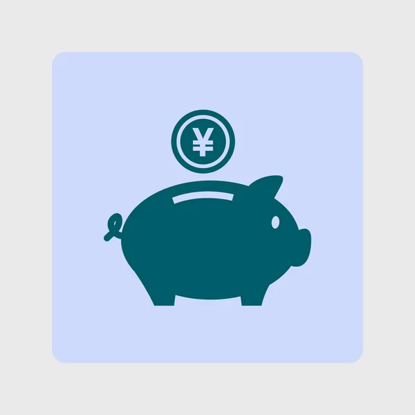 Κουμπαράς Εικονίδιο Εικονόγραμμα Του Moneybox — Διανυσματικό Αρχείο