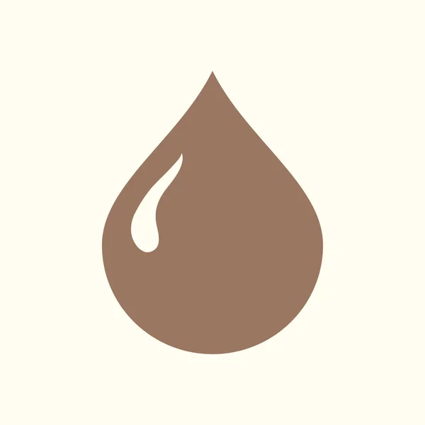 Icono Gota Sangre Ilustración Vectorial — Vector de stock