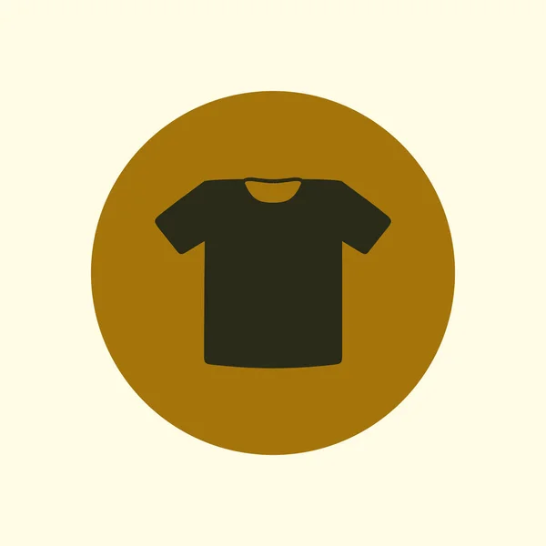 Icono Signo Camiseta Símbolo Ropa Estilo Diseño Plano — Vector de stock