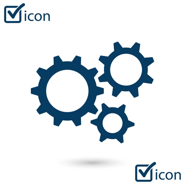 Gear Icon Simple Vector Illustration — Stock Vector