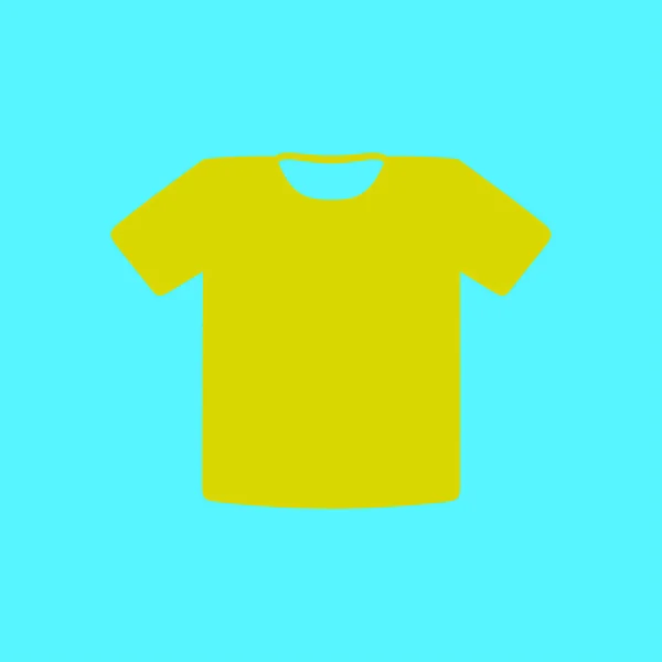 Icono Signo Camiseta Símbolo Ropa Estilo Diseño Plano — Vector de stock