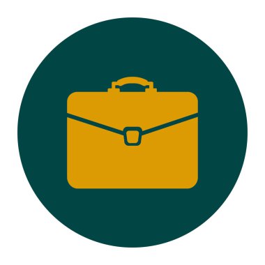 Evrak çantası ikonu, vektör illüstrasyonu. düz tasarım biçimi 