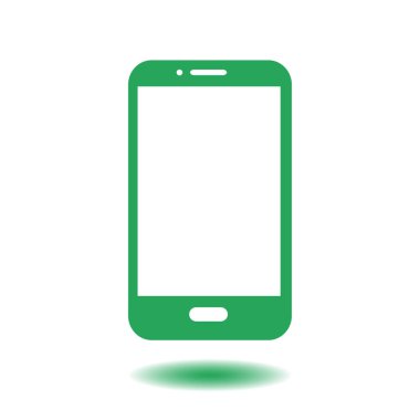 Akıllı telefon simgesinin vektör illüstrasyonu 