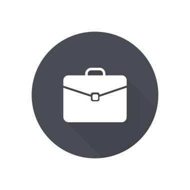 Evrak çantası ikonu, vektör illüstrasyonu. düz tasarım biçimi 