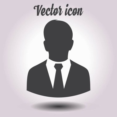 bir iş takım elbiseli adam kullanıcı simgesi.