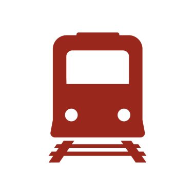 Tren simgesi. Metro erkek. Tren istasyonu işareti.