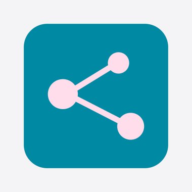 Pay işareti kutsal kişilerin resmi. Düz tasarım stili.