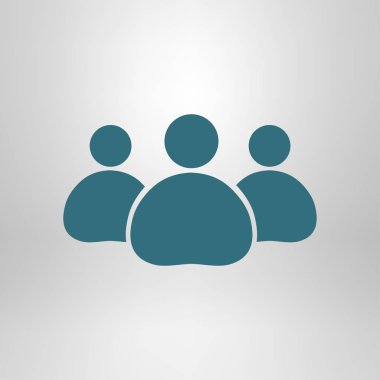 Takım iş simgesi. Ofis çalışanları ve iş takım.