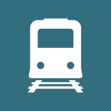 Tren simgesi. Metro erkek. Tren istasyonu işareti.