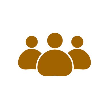 Takım iş simgesi. Ofis çalışanları ve iş takım.