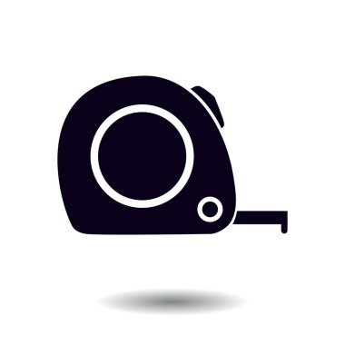  Mezura simgesi. Rulet inşaat erkek.