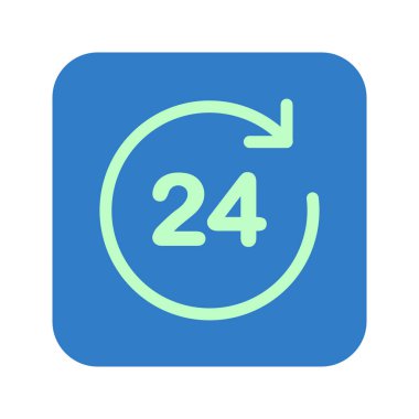 Saat saat etrafında bir gün simgesini açın..