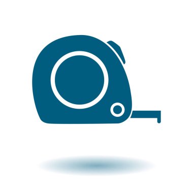  Mezura simgesi. Rulet inşaat erkek.