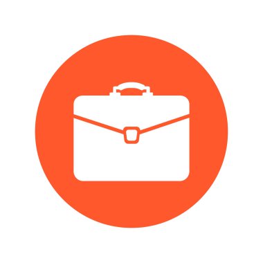 Evrak çantası ikonu, vektör illüstrasyonu. düz tasarım biçimi 