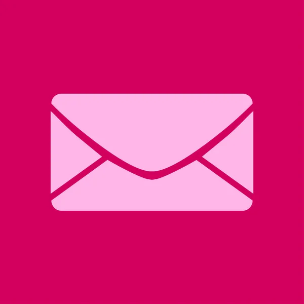 Icône Plate Lettre Icône Mail — Image vectorielle