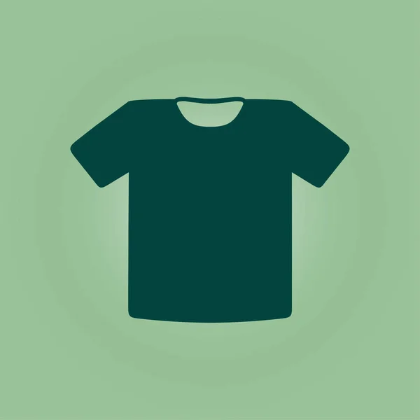 Shirt Sign Icon Clothes Symbol Flat Design Style — Stock Vector