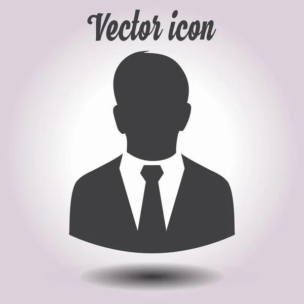 Icono Usuario Del Hombre Traje Negocios — Archivo Imágenes Vectoriales