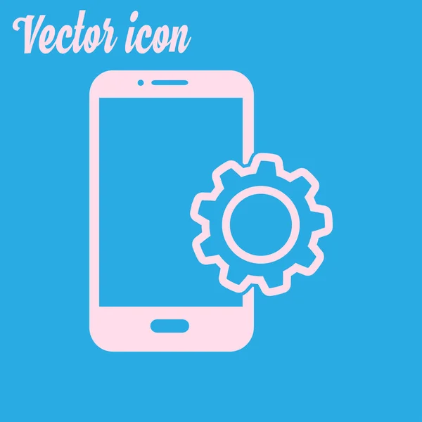 Ícone Serviços Telefone Inteligente — Vetor de Stock