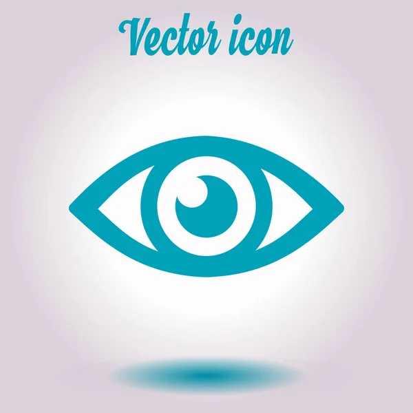 Eye Icon Flat Design Style — Stock Vector
