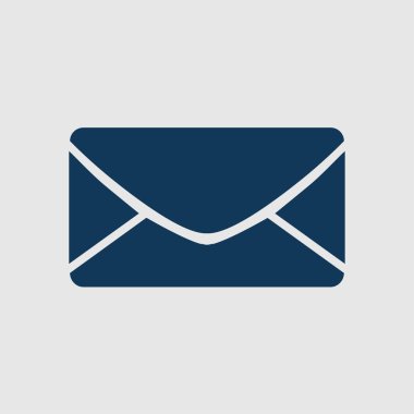 Düz simgesi mektup. Posta simgesini. 