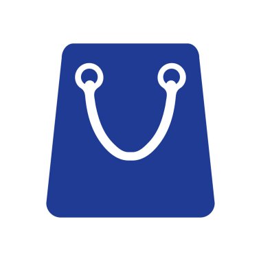 Alışveriş poşeti ikonu. vektör illüstrasyonu