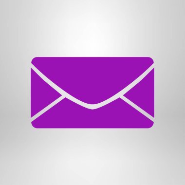 Düz simgesi mektup. Posta simgesini. 