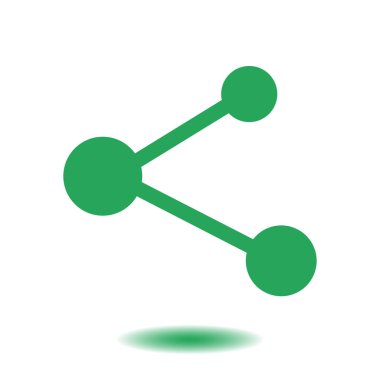 Pay işareti kutsal kişilerin resmi. Düz tasarım stili.