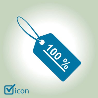 Satılık Etiketler simgesi. Düz tasarım stili. Vektör Eps 10.