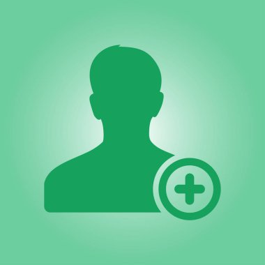 Kullanıcı işareti simgesi ekleyin. Arkadaş simge ekle