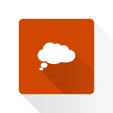 Düz Icon.Vector Eps 10 sohbet. 