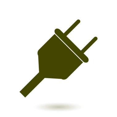 Vektör elektrik dolgu ağı düz simgesi.