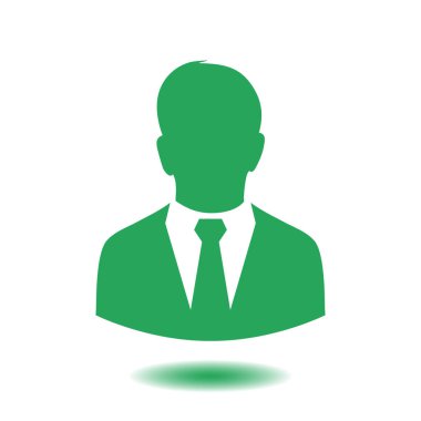 bir iş takım elbiseli adam kullanıcı simgesi.