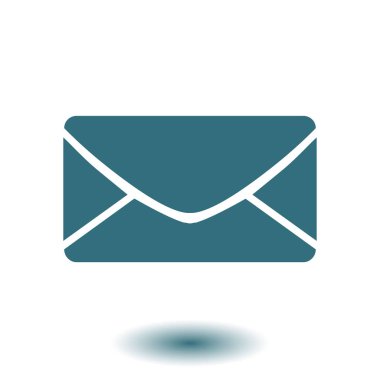 Düz simgesi mektup. Posta simgesini. 