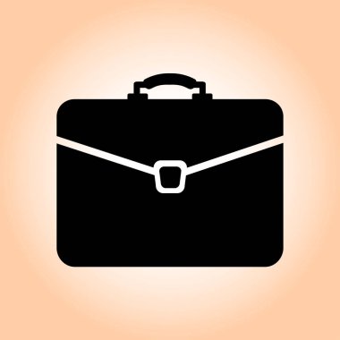 Evrak çantası ikonu, vektör illüstrasyonu. düz tasarım biçimi 