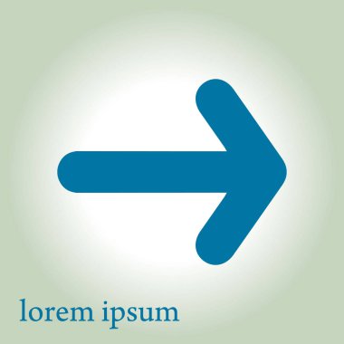 Ok simgesi. vektör illüstrasyonu