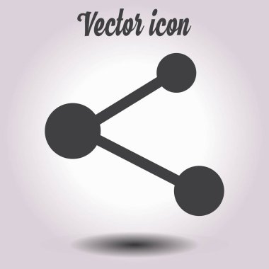 Pay işareti kutsal kişilerin resmi. Düz tasarım stili.