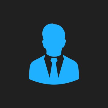 bir iş takım elbiseli adam kullanıcı simgesi.