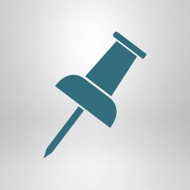  PIN simgesi itmek. Vektör Eps 10. 