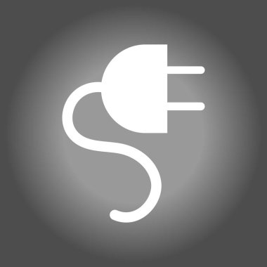 Vektör elektrik dolgu ağı düz simgesi.