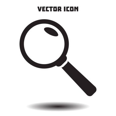 Loupe'un simgesi. Arama düğmesi . Büyüteç. 
