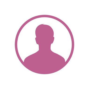 Kullanıcı simgesi simgesi. Kişi sembolü. İnsan avatarı. Düz stil. EPS 10.