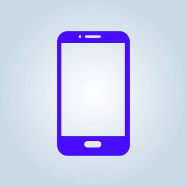 Smartphone kutsal kişilerin resmi, vektör çizim vektör çizim 