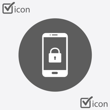 Internet güvenlik kavramı simgesi. Kimlik ve koruma simgesi.