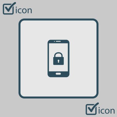 Internet güvenlik kavramı simgesi. Kimlik ve koruma simgesi.