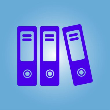 Evrak ve belgeler Office klasörler. Arşiv klasör simgesi. 