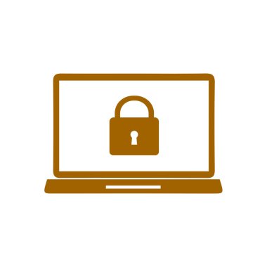 İnternet güvenliği konsepti ikonu. Tanımlama ve koruma simgesi.