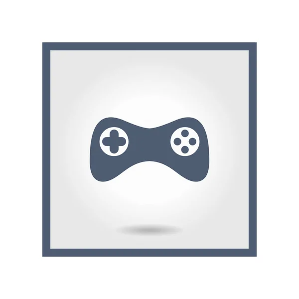 Gamepad Pictogram Vector Platte Ontwerpstijl — Stockvector